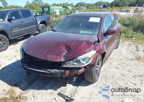 2016 Honda Accord Sport z USA, uszkodzony, nr VIN 1HGCR2F55GA100490